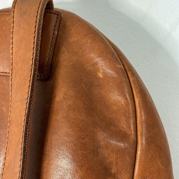 Madewell Lorimer Full Size Leather Backpack Cognac Brown G2015 main image 8